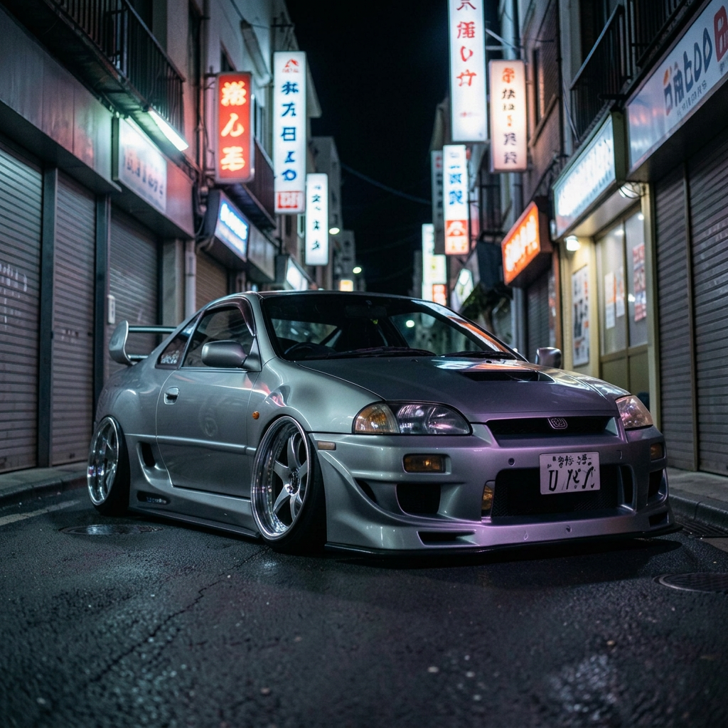 Stance car backdrop for HOODIES