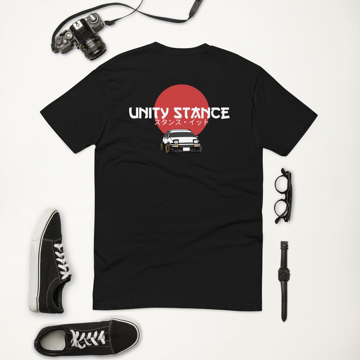 Men's Unity Stance AE86 Short Sleeve T-shirt - Nihon No Ai Collection