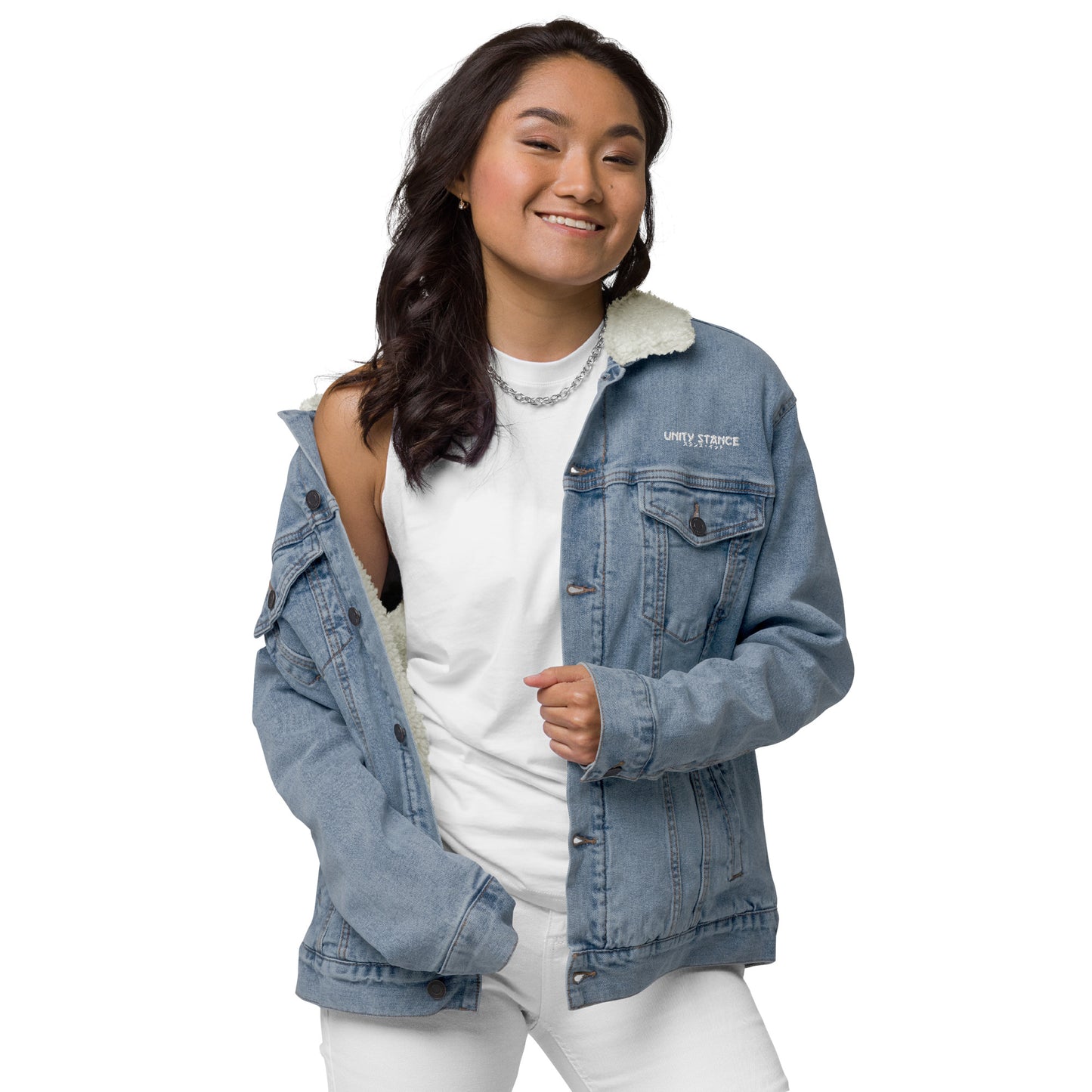 Unity Stance - Unisex Denim Jacket - Nihon No Ai Collection